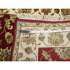 Rajasthan Wool & Silk Hand Knotted Rug Red 2.6x9.5 -O075616
