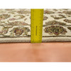 Rajasthan Wool & Silk Hand Knotted Rug Ivory 2.7x8.3 -O075623