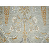 Fine Oriental Wool Hand Knotted Rug Grey 12.0x15.1 -O076159