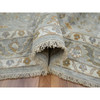 Fine Oriental Wool Hand Knotted Rug Grey 12.0x15.1 -O076159