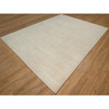 Modern and Contemporary Wool Hand Knotted Rug Ivory 8.10x11.8 -O091346