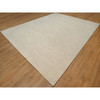 Modern and Contemporary Wool Hand Knotted Rug Ivory 12.0x15.2 -O091349