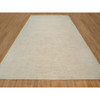 Modern and Contemporary Wool Hand Knotted Rug Ivory 12.0x15.2 -O091349
