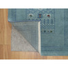 Modern and Contemporary Wool Hand Knotted Rug Blue 2.3x4.5 -O091319
