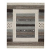 Modern and Contemporary Wool Hand Knotted Rug Ivory 8.2x10.0 -O091340