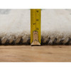 Modern and Contemporary Wool Hand Knotted Rug Ivory 2.5x4.9 -O091318