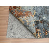 Modern and Contemporary Wool Hand Knotted Rug Blue 7.10x10.2 -O083129