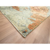 Modern and Contemporary Wool Hand Knotted Rug Orange 9.0x12.2 -O083146