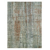 Modern and Contemporary Wool Hand Knotted Rug Beige 9.0x12.3 -O083150