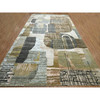 Modern and Contemporary Wool Hand Knotted Rug Grey 10.0x13.11 -O083159