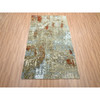 Modern and Contemporary Wool Hand Knotted Rug Brown 4.0x6.0 -O083182