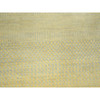 Modern and Contemporary Wool & Silk Hand Knotted Rug Yellow 7.10x7.10 -O083212