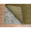Modern and Contemporary Wool & Silk Hand Knotted Rug Brown 2.8x12.2 -O083222