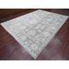 Oushak And Peshawar Wool Hand Knotted Rug Grey 10.4x13.9 -O089755