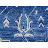 Oushak And Peshawar Wool Hand Knotted Rug Blue 8.1x9.8 -O089763