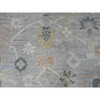 Oushak And Peshawar Wool Hand Knotted Rug Grey 9.9x17.3 -O089775