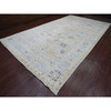 Oushak And Peshawar Wool Hand Knotted Rug Grey 9.9x17.3 -O089775