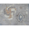 Oushak And Peshawar Wool Hand Knotted Rug Grey 10.0x13.8 -O089776