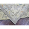 Oushak And Peshawar Wool Hand Knotted Rug Grey 10.0x13.8 -O089776