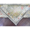 Oushak And Peshawar Wool Hand Knotted Rug Grey 7.11x10.6 -O089778