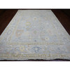 Oushak And Peshawar Wool Hand Knotted Rug Grey 10.0x13.5 -O089860