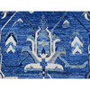 Oushak And Peshawar Wool Hand Knotted Rug Blue 10.1x13.9 -O089866