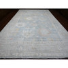Oushak And Peshawar Wool Hand Knotted Rug Grey 11.6x17.1 -O089873