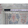 Oushak And Peshawar Wool Hand Knotted Rug Grey 2.10x11.4 -O089894