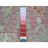 Oushak And Peshawar Wool Hand Knotted Rug Pink 2.9x9.7 -O089939