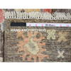 Oushak And Peshawar Wool Hand Knotted Rug Brown 2.11x5.10 -O020138