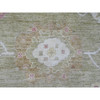 Oushak And Peshawar Wool Hand Knotted Rug Green 8.9x11.6 -O020187