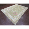 Oushak And Peshawar Wool Hand Knotted Rug Green 8.9x11.6 -O020187