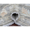 Oushak And Peshawar Wool Hand Knotted Rug Grey 9.2x11.8 -O020189