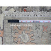 Oushak And Peshawar Wool Hand Knotted Rug Grey 3.0x5.1 -O020307