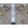 Oushak And Peshawar Wool Hand Knotted Rug Grey 3.0x9.8 -O020313