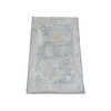 Oushak And Peshawar Wool Hand Knotted Rug Grey 2.0x3.0 -O020327
