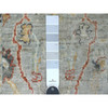 Oushak And Peshawar Wool Hand Knotted Rug Grey 2.1x3.0 -O020330