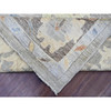 Oushak And Peshawar Wool Hand Knotted Rug Grey 9.10x13.6 -O020388
