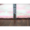 Oushak And Peshawar Wool Hand Knotted Rug Pink 4.1x6.0 -O020488