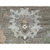 Oushak And Peshawar Wool Hand Knotted Rug Brown 7.7x7.6 -O020562