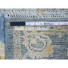 Oushak And Peshawar Wool Hand Knotted Rug Blue 2.8x5.11 -O020573