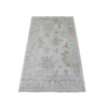Oushak And Peshawar Wool Hand Knotted Rug Grey 3.2x4.11 -O020576