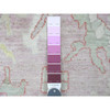 Oushak And Peshawar Wool Hand Knotted Rug Pink 2.9x11.4 -O020578