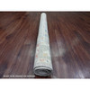 Oushak And Peshawar Wool Hand Knotted Rug Grey 5.1x6.7 -O020605