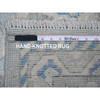 Oushak And Peshawar Wool Hand Knotted Rug Grey 2.9x9.7 -O020786
