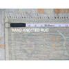 Oushak And Peshawar Wool Hand Knotted Rug Grey 2.10x4.9 -O020805