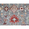 Oushak And Peshawar Wool Hand Knotted Rug Grey 7.9x9.5 -O020872