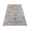 Oushak And Peshawar Wool Hand Knotted Rug Grey 3.11x6.0 -O020879