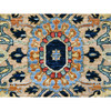 Heriz Wool Hand Knotted Rug Blue 9.2x11.10 -O020005