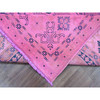 Kazak Wool Hand Knotted Rug Pink 7.10x9.7 -O020011